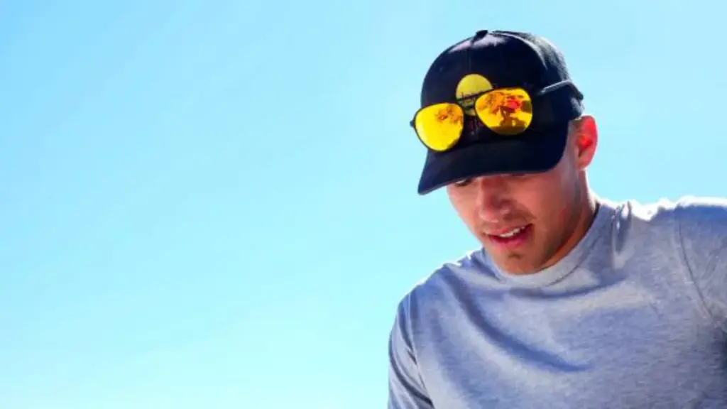 baseball sunglasses over the hat