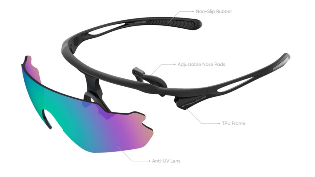 custom tr90 sports sunglasses oem manufacturing design