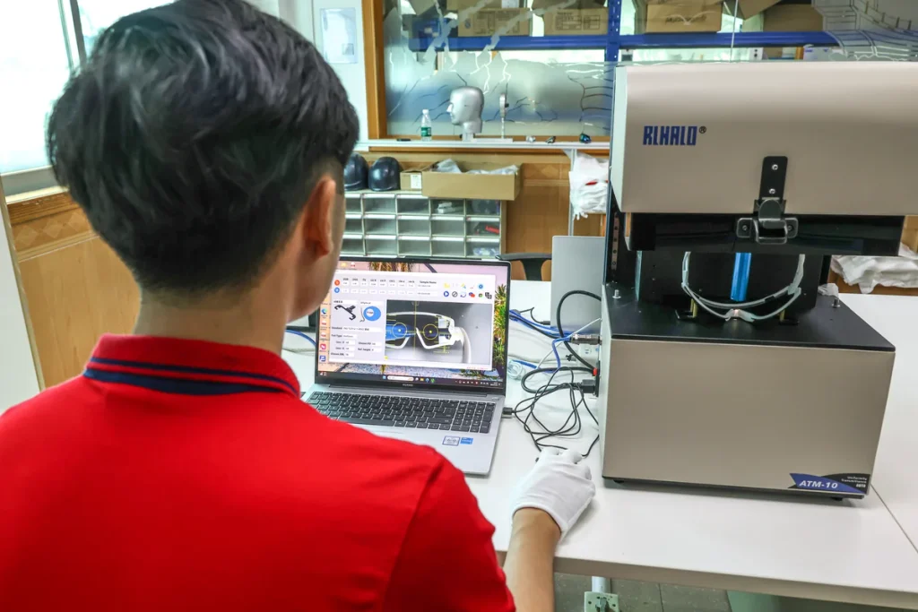 cycling lens uv400 polarization spectrophotometer test